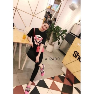 Áo phông gấu pink 2 màu