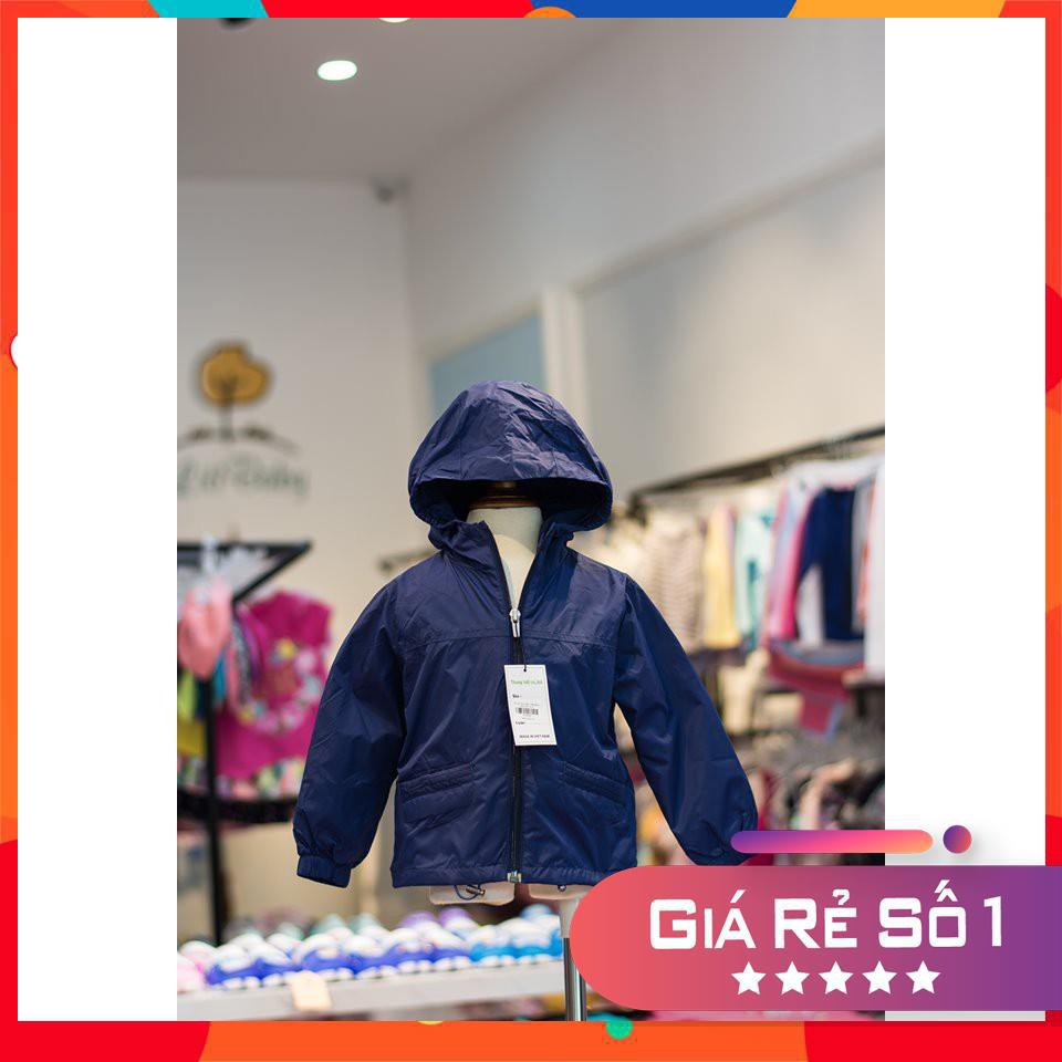Áo gió thêu hình có túi đeo LITIBABY size 2-8T.X19
