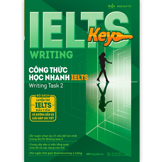 Sách IELTS KEY WRITING – Công thức học nhanh IELTS – Writing Task 2 + Tặng sổ tay