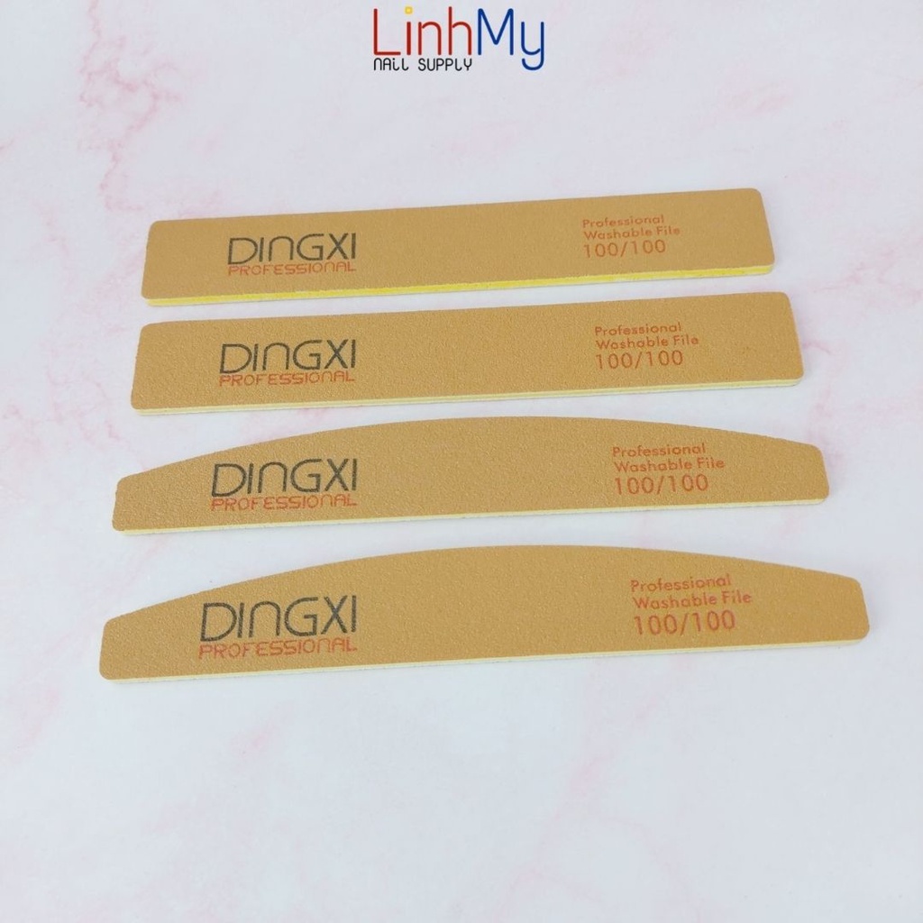 Dũa Móng Nail Dingxi Da Bò – Dũa Móng Gel Móng Bột Nhám 100/100