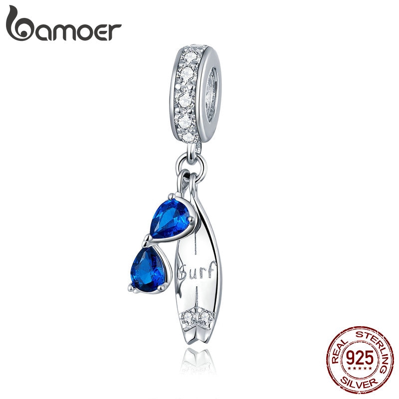 Charm xỏ Bamoer BSC263 DIY vòng đeo tay / mặt dây chuyền bạc 925