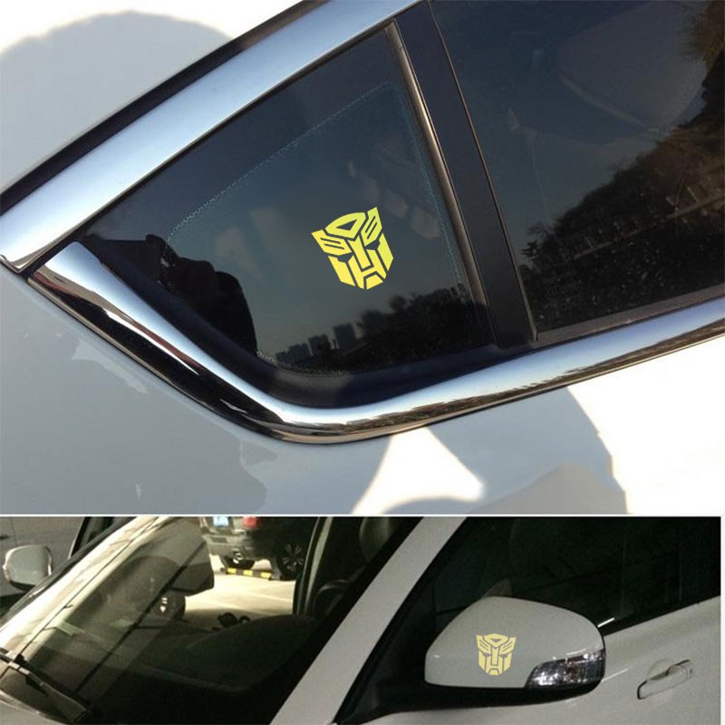 Logo transformers Bằng Niken Kim Loại Trang Trí Xe Hơi
