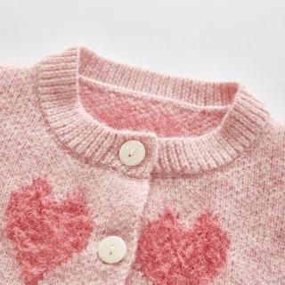 Áo Khoác Cardigan Đan Len Có Dây Buộc Cho Bé Gái