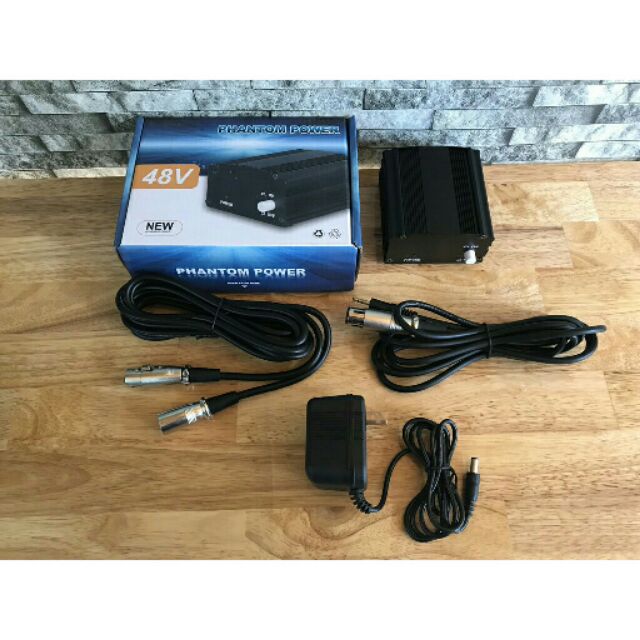 Nguồn Phantom 48v  dùng cho mic codenser ,dùng sound card 5v