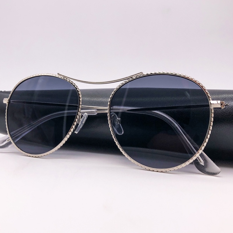 Kính Mát Gọng Tròn Kim Loại Thời Trang Xu Hướng