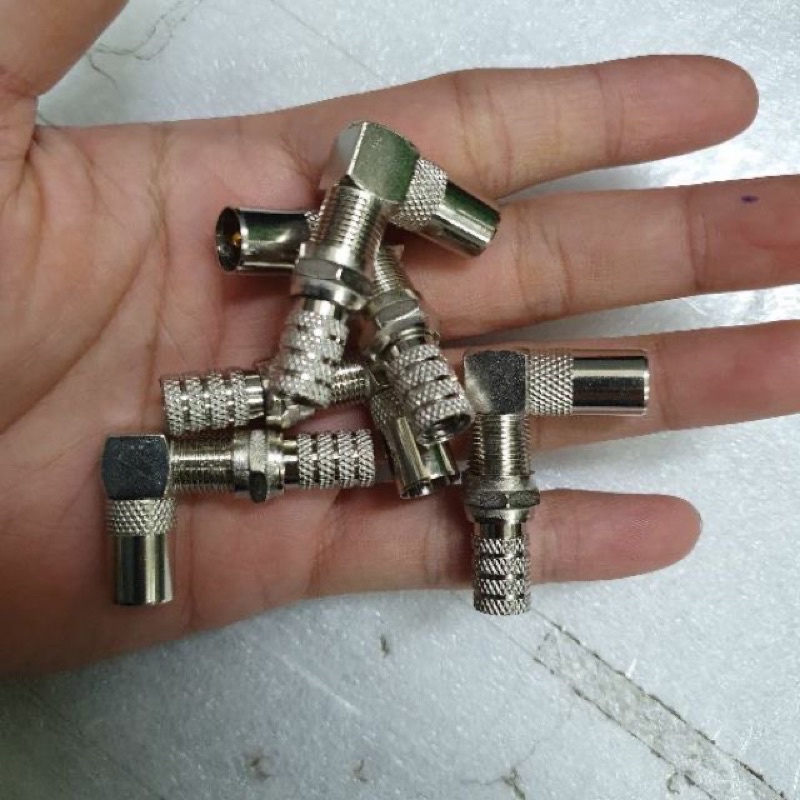 Jack cắm angten loại tốt - Jack F5 sang RF antenna tivi đủ bộ