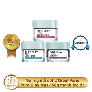 Mặt nạ đất sét Loreal Pure Clay Mask 50g - Bon91
