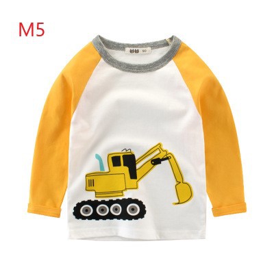 Áo Thu Đông Bé Trai Hoạ Tiết Chất COTTON 27 Kids Size 3-8,5 Tuổi