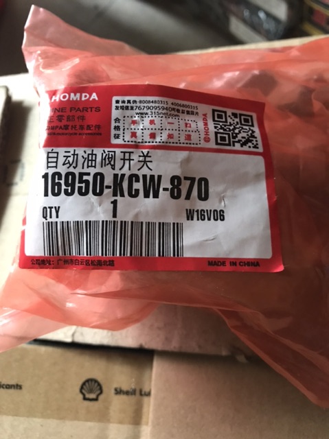 Bộ cam cò xe Spacy 125/Kymco 125cc China