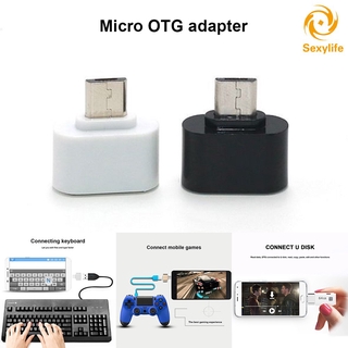 Đầu chuyển đổi đầu cắm SL Mini Micro USB sang lỗ cắm USB OTG dành cho điện thoại máy tính bảng Huawei Xiaomi Android