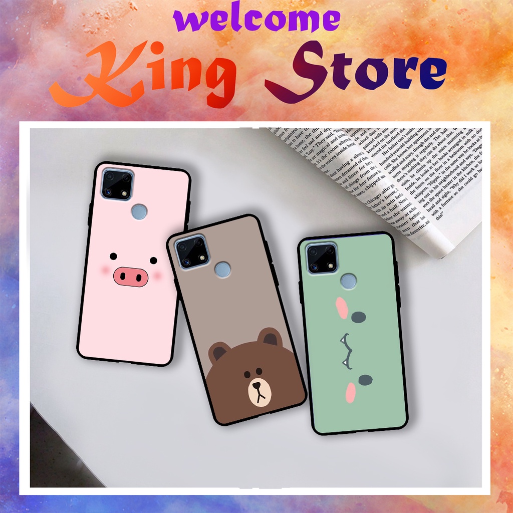 [Sale] Ốp lưng Realme C20/Realme C21/Realme C21Y/Realme C25/Realme C25Y in hình động vật ngộ nghĩnh