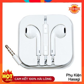 [ Hàng Chính Hãng ] Tai nghe 5/6/6s/6plus/6s plus chuẩn apple chân tròn 3.5mm