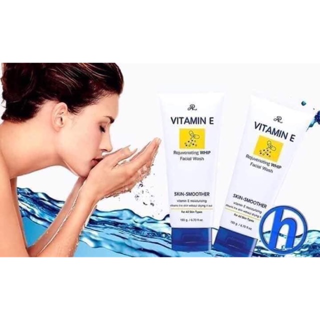 Sửa rửa mặt vitamin E