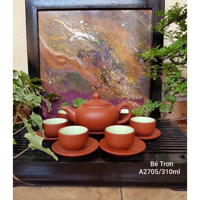 Ấm chén Tử sa Bát Tràng-đất nung đỏ,giá nhà lò-hàng chuẩn 100% nhà làm