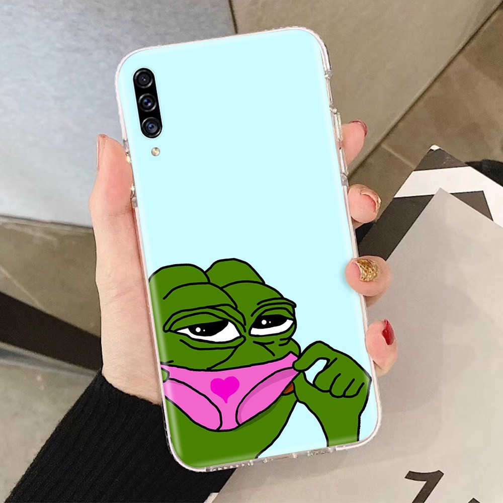 Ốp Điện Thoại Dẻo Trong Suốt Họa Tiết Chú Ếch Pepe Meme Dễ Thương Cho Xiaomi Poco X3 Nfc Mi A1 A3 Lite 2 3 Max Pro Mix 216gt