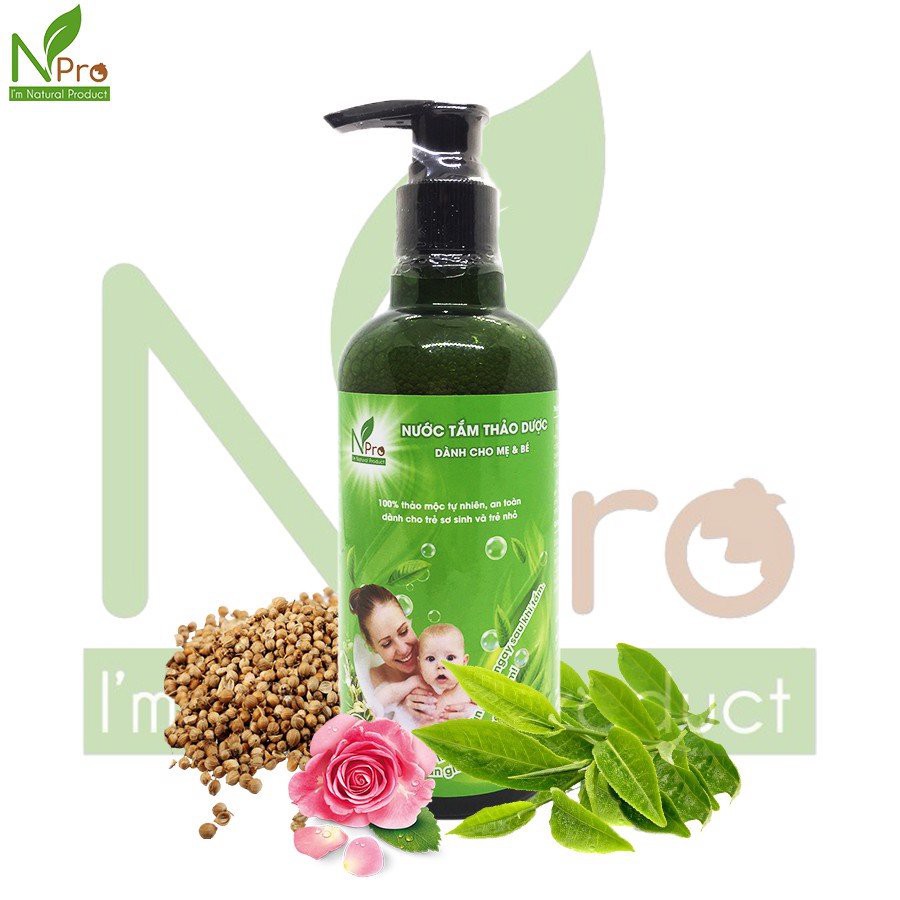 Nước Tắm Thảo Dược NPro Mẹ & Bé 280ml