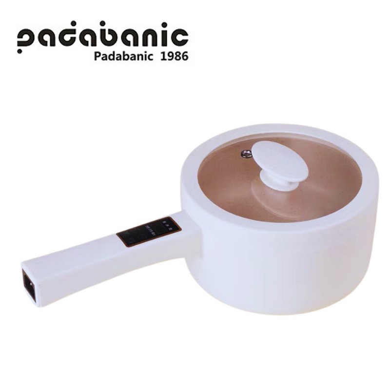 Nồi Điện Mini Thông Minh Padabanic Đa Chức Năng Hai Tầng -Hầm Hấp Nấu Lẩu Chiên Rán Chống Dính Cao Cấp