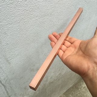 Thanh Đồng Đỏ Vuông 1.5cm, Dài 50cm