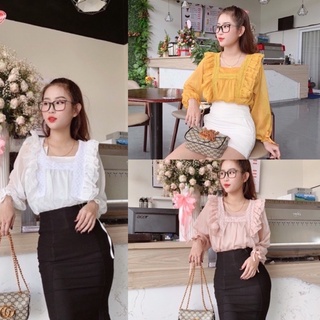 Áo kiểu công chúa xinh