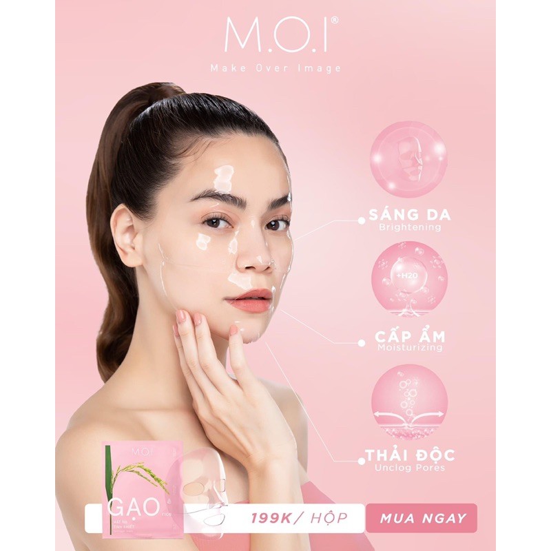 Mặt Nạ Gạo Tinh Khiết Mẫu Mới Nhất HÀNG CHÍNH HÃNG MOI COSMETICS