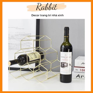 Giá kệ chai rượu Vang phong cách Châu âu cao cấp