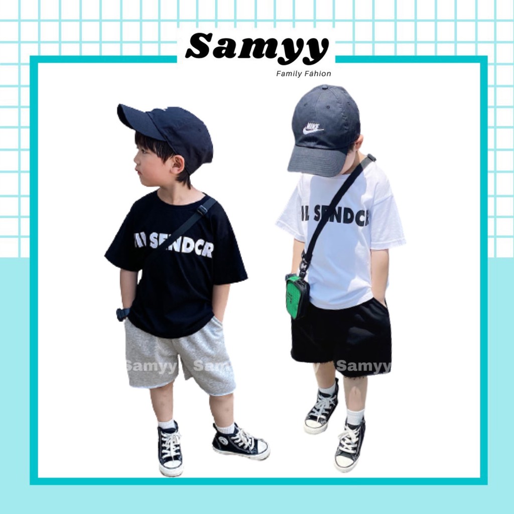 Áo thun tay lỡ unisex Jilsander cho bé , Samyy_vn