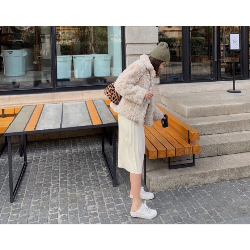 áo khoác lông kiểu dáng rộng ullzhang cho nữ❤️ảnh thật ❤️