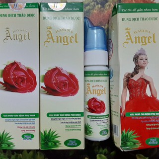 Xịt phụ khoa thảo dược Havana Angel Dung dịch vệ sinh phụ nữ chăm sóc và bảo vệ vùng kín phụ nữ dạng