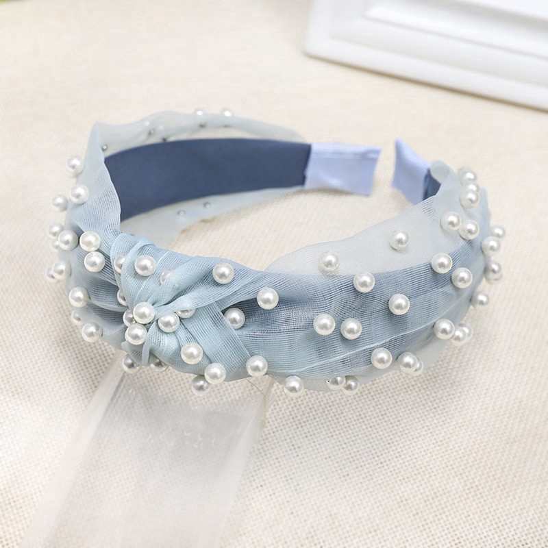 Băng Đô Ren Đính Ngọc Trai Thời Trang Hàn Quốc