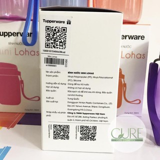 Tupperware - Bình nước Mini Lohas 350ml pha nước cam cho bé