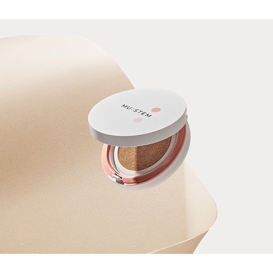 Phấn nền lạnh MU:STEM Skinfit Glow Cushion 15g