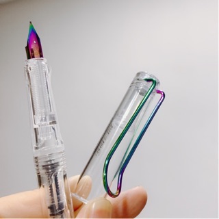 [ảnh bìa là ảnh thật] Bút mực thân và nắp trong suốt ✨🌟🌟✒️✒️