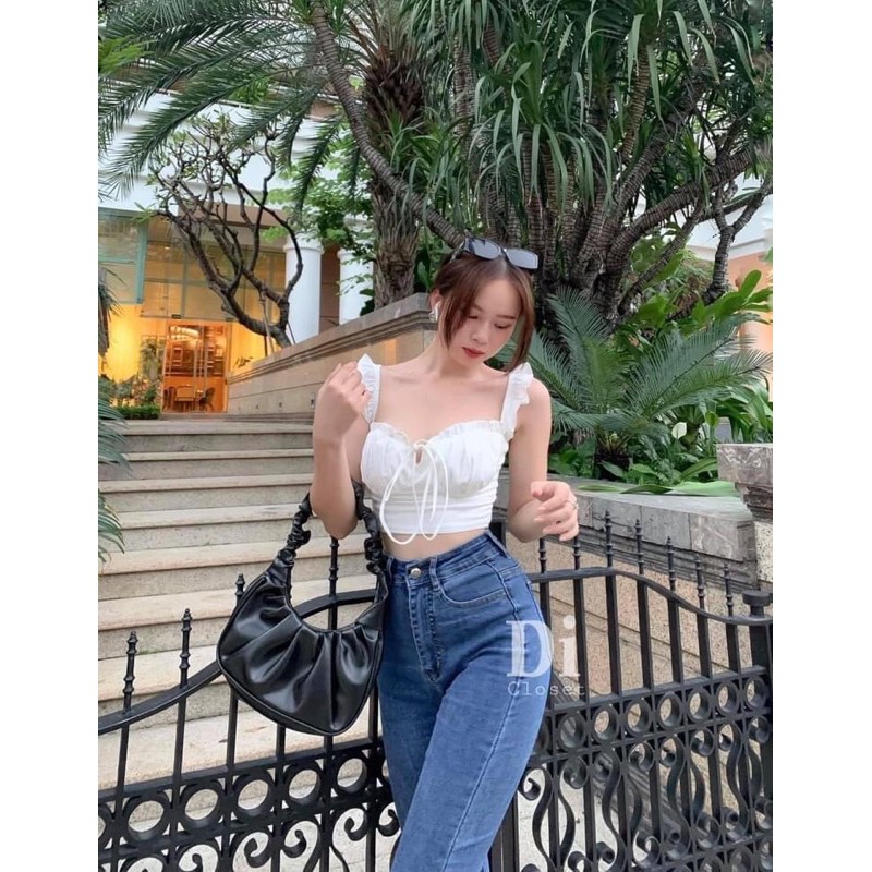 Áo bèo trắng (HÌNH THẬT SHOP CHỤP)