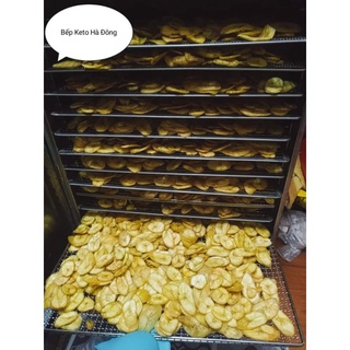 Chuối xanh không đường sấy giòn 500g