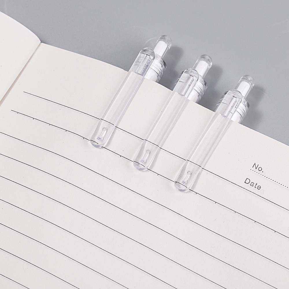 1 Bút Mực Gel Ngòi Bút 0.5mm Mực Đen Trơn Bằng Nhựa ABS