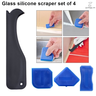 Bộ 4 dụng cụ cạo trét keo silicon chuyên dụng