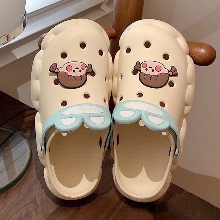 CHZK Dép Quai Ngang Đế Dày Thoáng Khí Chống Trượt HQ039