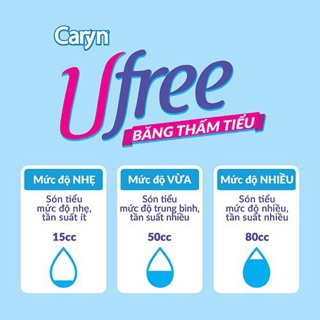 Băng thấm tiểu Caryn Ufree 50cc