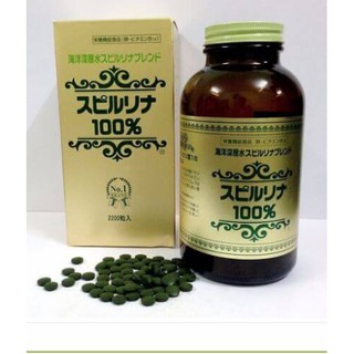 Tảo Xoắn Nhật Bản Spirulina Hộp 2200 Viên