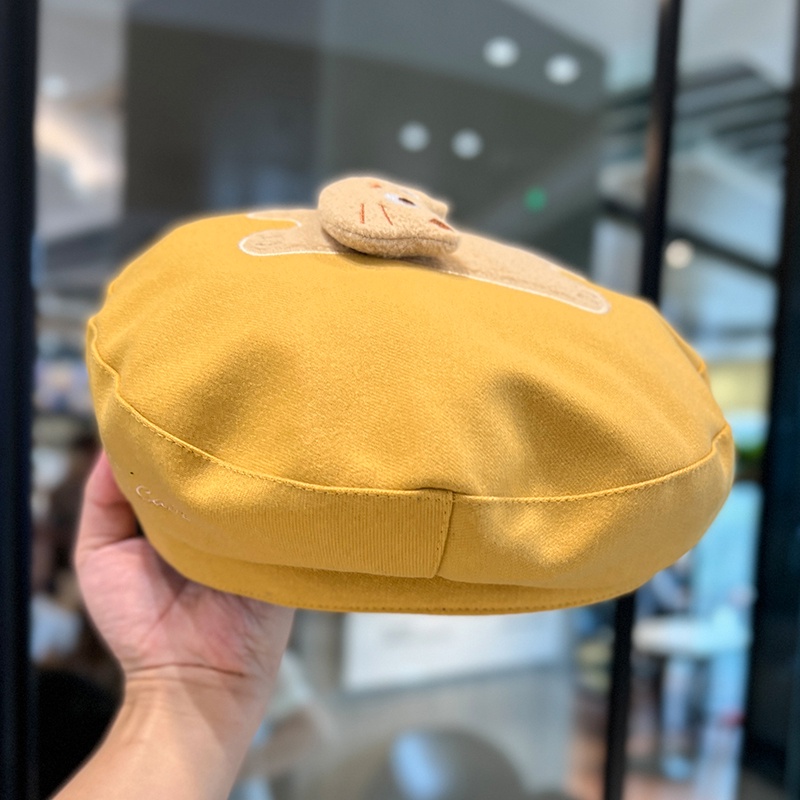 Mũ Beret Ba Chiều Hình Mèo Dễ Thương Ngọt Ngào Phong Cách Hàn Quốc Dễ Phối Đồ Cho Nữ