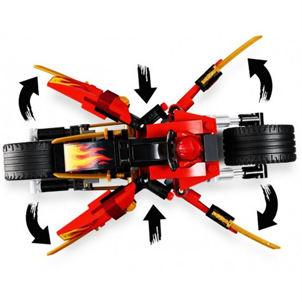 Đồ chơi xếp hình lắp ráp ninjago siêu xe Kai và Zane Lemoshop , đồ chơi trẻ em bằng nhựa ABS gồm 376 chi tiết 21161