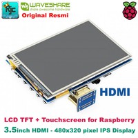 Màn Hình Lcd 3.5 "3.5 Inch Hdmi Ips Lcd Touchscreen Raspberry Pi 3b +