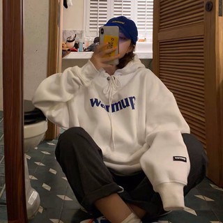 Áo hoodie freesize trắng