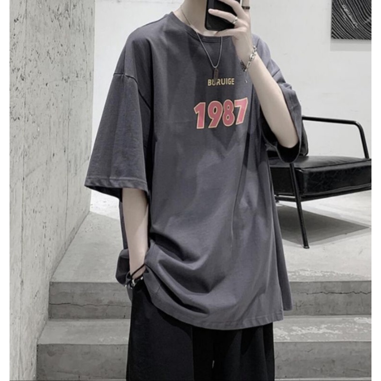 Áo thun tay lỡ nam nữ, áo phông unisex form rộng chất cotton mát mịn thấm hút mồ hôi hình sấm sét