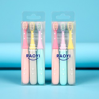 Set 3 bàn chải đánh răng cho bé