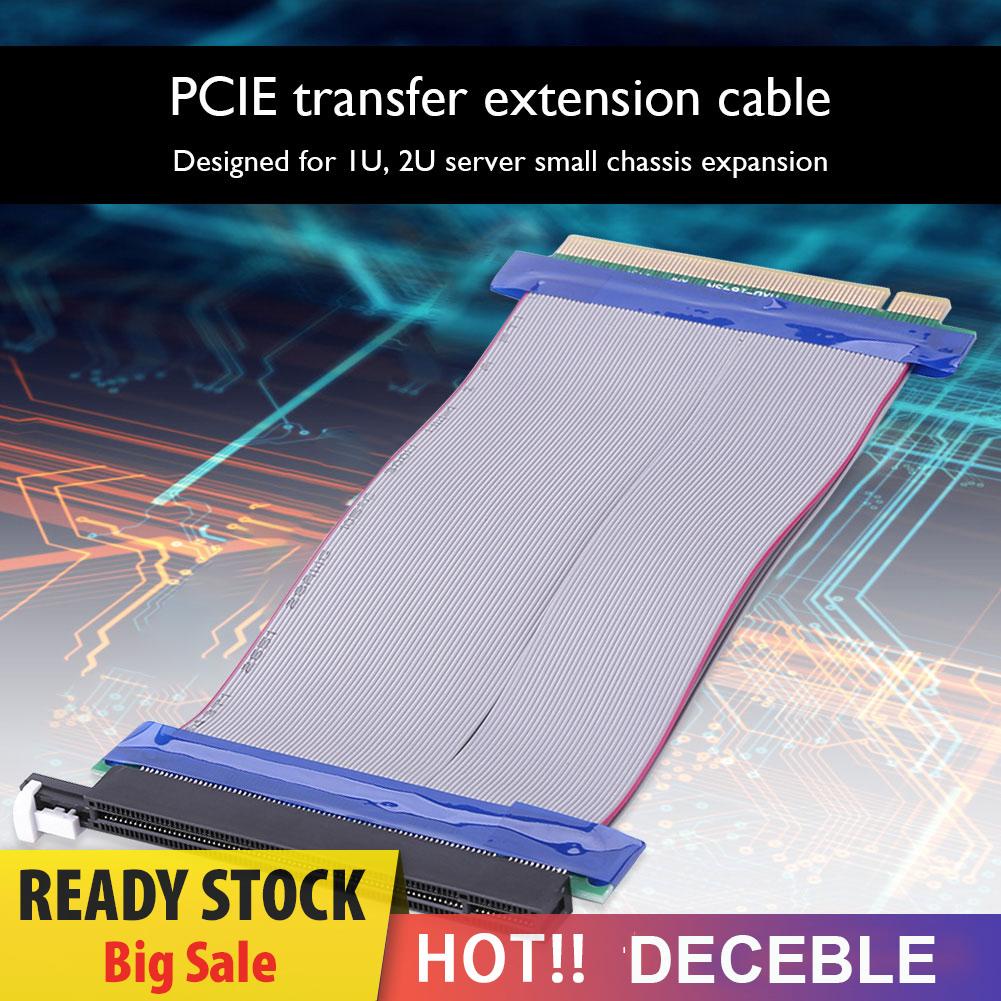 deceble PCIE X16 PCI Express Riser Extender Card Adapter Extension Power Cord Cable