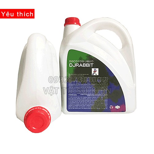 Dung Dịch Tạo Khói DJ RaBBit - 4.5 LIT Dung Dịch Đã Pha Sẳn