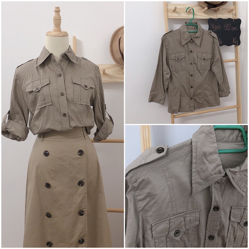 Áo sơ mi hiệu tay dài 2hand