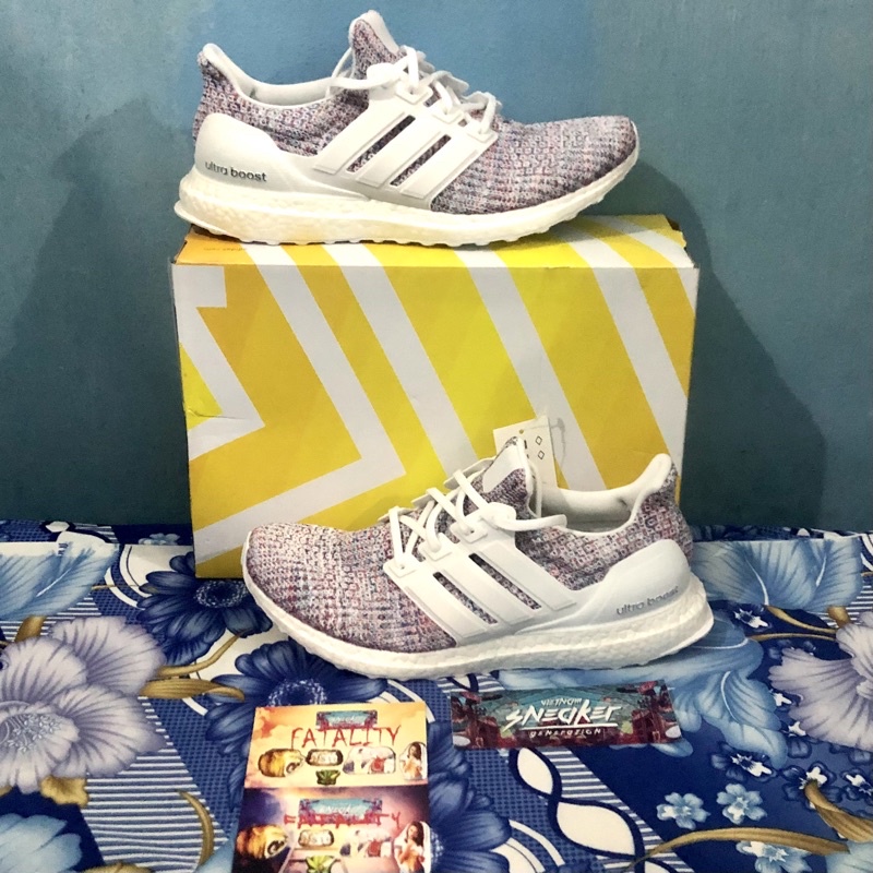 'Giày Cổ Thấp' adidas Ultra Boost 4.0 White Multi-Color 2