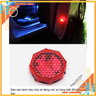 Bộ 2 đèn led nhấp nháy cảnh báo cửa xe hơi ô tô đang mở an toàn tránh va chạm tai nạn